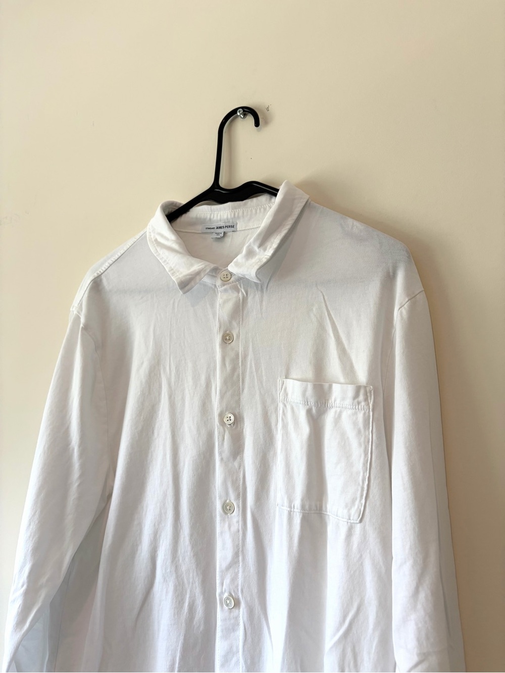James Perse Clean Finish Jersey Shirt - Picture 9 of 12